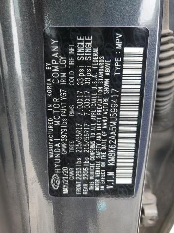 2021 HYUNDAI KONA SEL P - KM8K62AA5MU599417