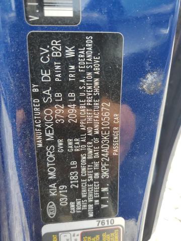 2019 KIA FORTE FE - 3KPF24AD3KE105672