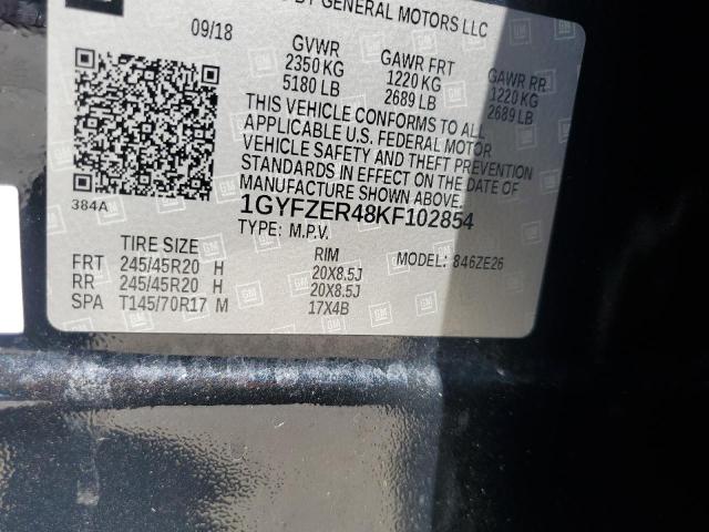 2019 CADILLAC XT4 SPORT 1GYFZER48KF102854