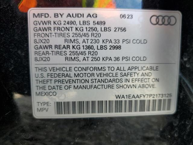 2023 AUDI Q5 PREMIUM WA1EAAFY7P2173125