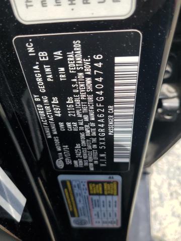2015 KIA OPTIMA SX 5XXGR4A62FG404746