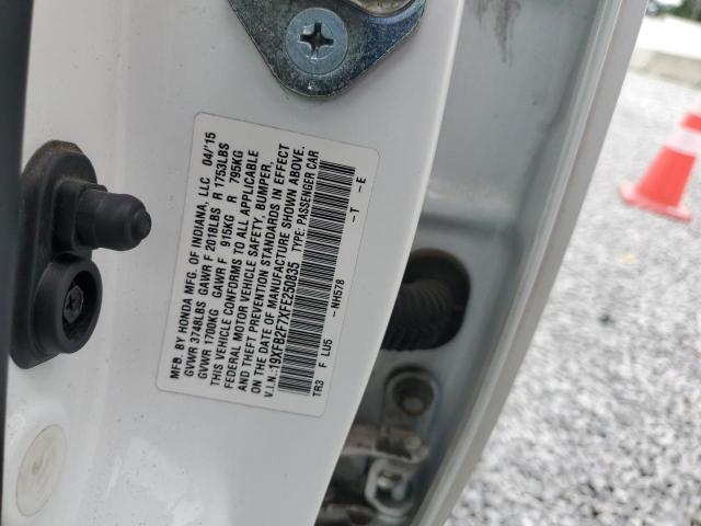 2015 HONDA CIVIC SE 19XFB2F7XFE250835