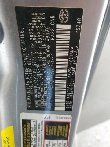 2017 TOYOTA CAMRY LE - 4T1BF1FK9HU734447