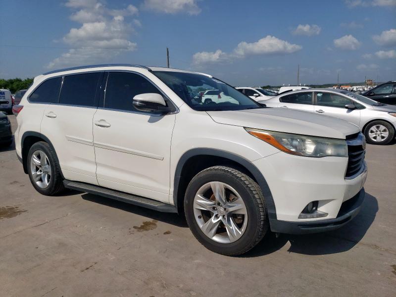 Vin: 5tdykrfh7es017333, lot: 61640305, toyota highlander limited 20144