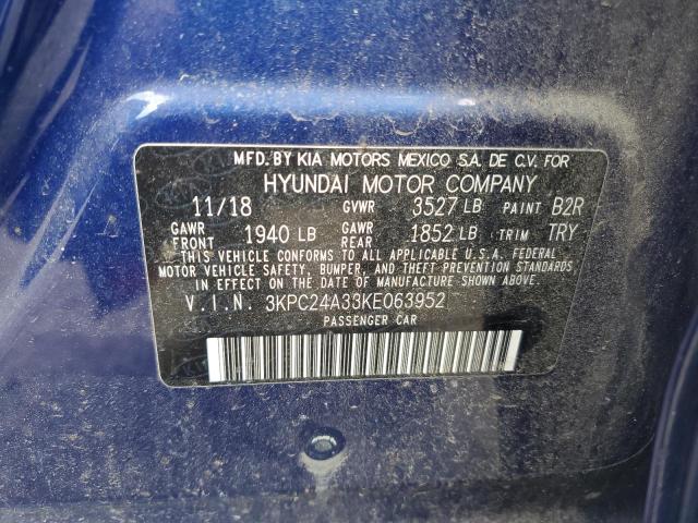 2019 HYUNDAI ACCENT SE 3KPC24A33KE063952
