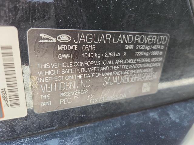 2017 JAGUAR XE PREMIUM SAJAD4BG6HA958934