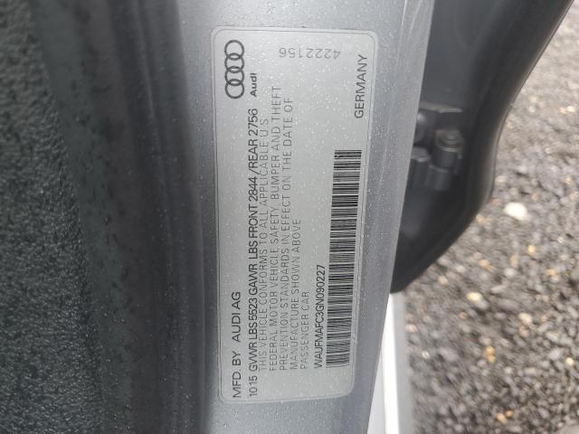 2016 AUDI A6 PREMIUM - WAUFMAFC3GN090227