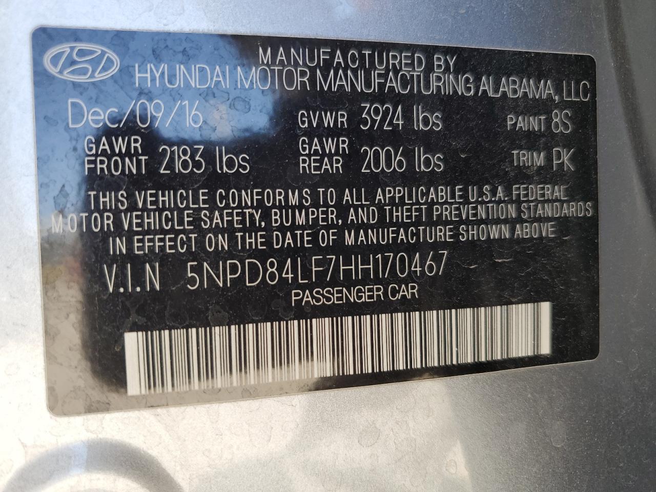Hyundai Elantra se 2017