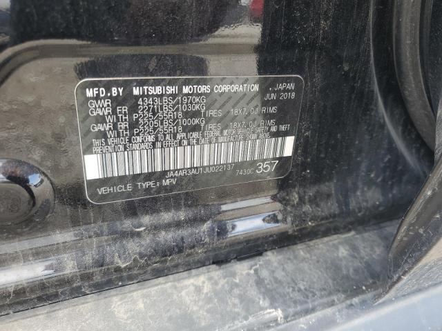 2018 MITSUBISHI OUTLANDER - JA4AR3AU1JU022137
