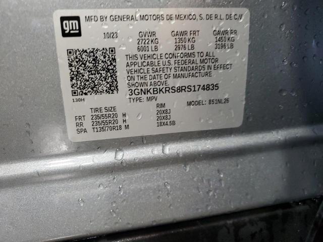 2024 CHEVROLET BLAZER RS 3GNKBKRS8RS174835