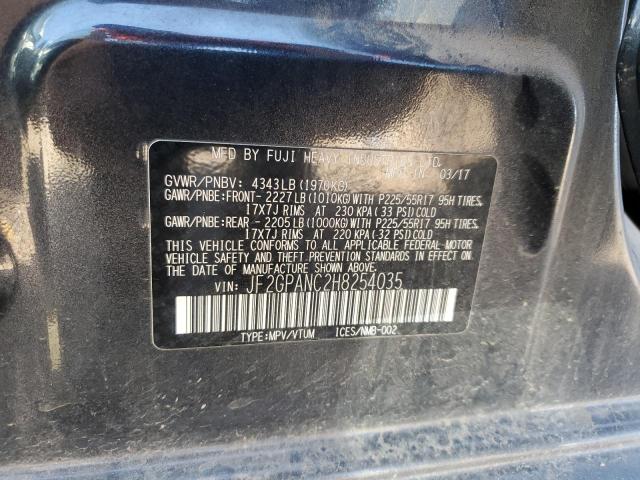 2017 SUBARU CROSSTREK LIMITED JF2GPANC2H8254035