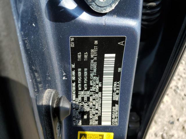 2016 TOYOTA HIGHLANDER 5TDJKRFH1GS273889