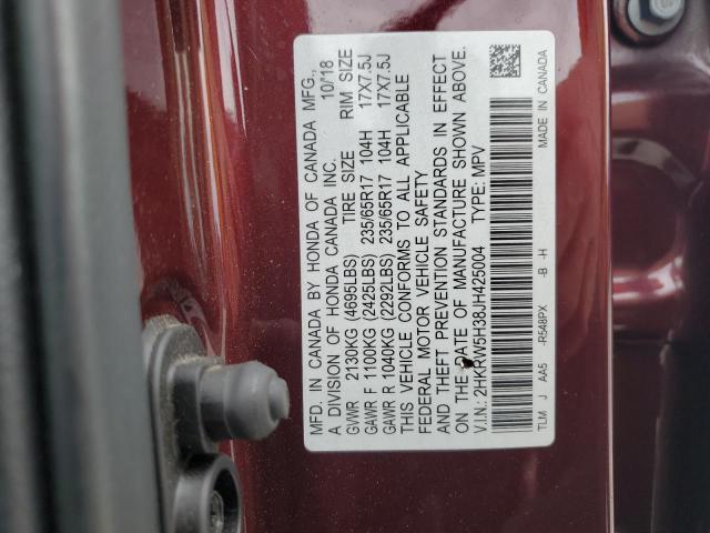 2018 HONDA CR-V LX - 2HKRW5H38JH425004