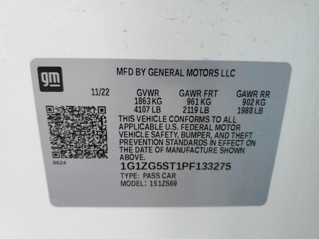 2023 CHEVROLET MALIBU RS - 1G1ZG5ST1PF133275