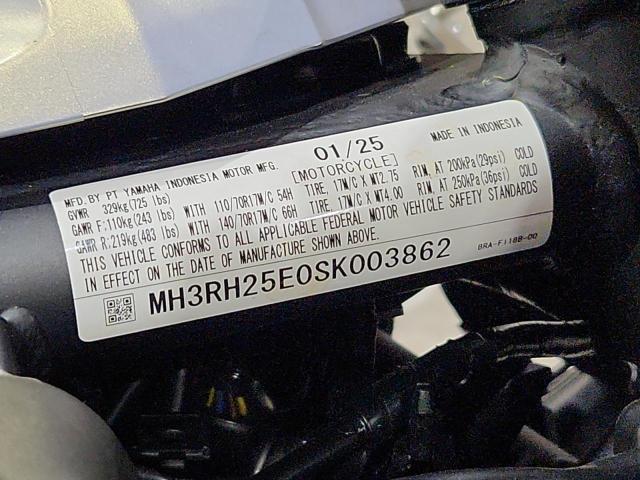 2025 YAMAHA YFZ320 A MH3RH25E0SK003862