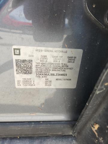 2020 GMC ACADIA SLT 1GKKNULS5LZ144923