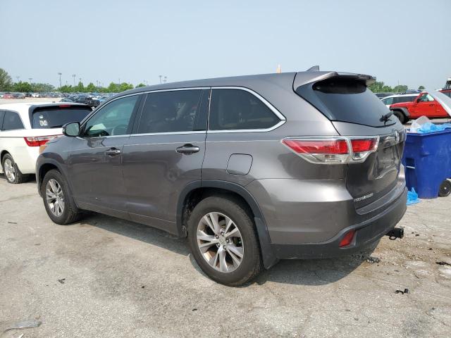 Vin: 5tdbkrfhxfs120124, lot: 59081665, toyota highlander le 20152