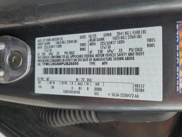 2023 FORD ESCAPE ACT 1FMCU9GN9PUB26055