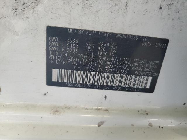 2017 SUBARU IMPREZA PR - 4S3GTAB62H3719189