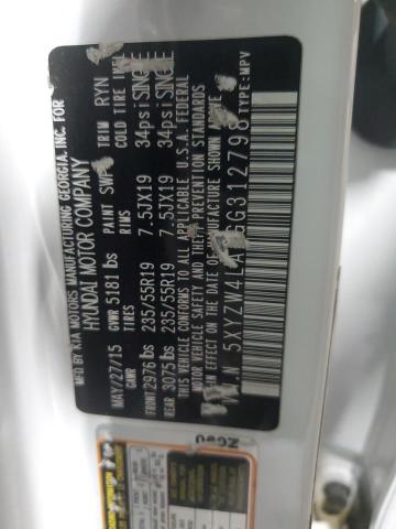 2016 HYUNDAI SANTA FE S 5XYZW4LAXGG312798
