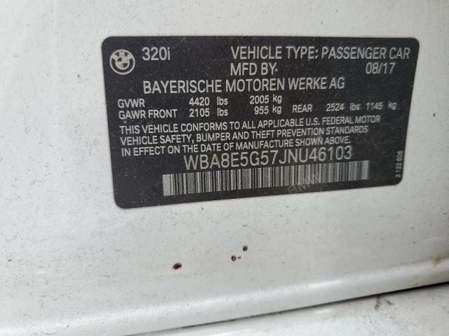 2018 BMW 320 XI - WBA8E5G57JNU46103