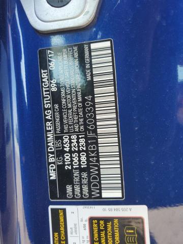 2018 MERCEDES-BENZ C 300 4MAT WDDWJ4KB1JF603394