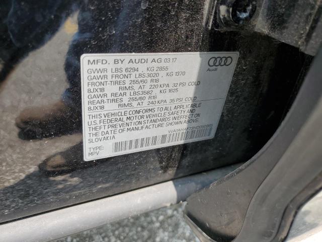 2017 AUDI Q7 PREMIUM WA1AHAF73HD050865