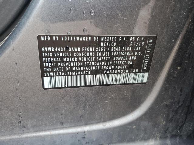 2015 VOLKSWAGEN JETTA TDI 3VWLA7AJ7FM284675