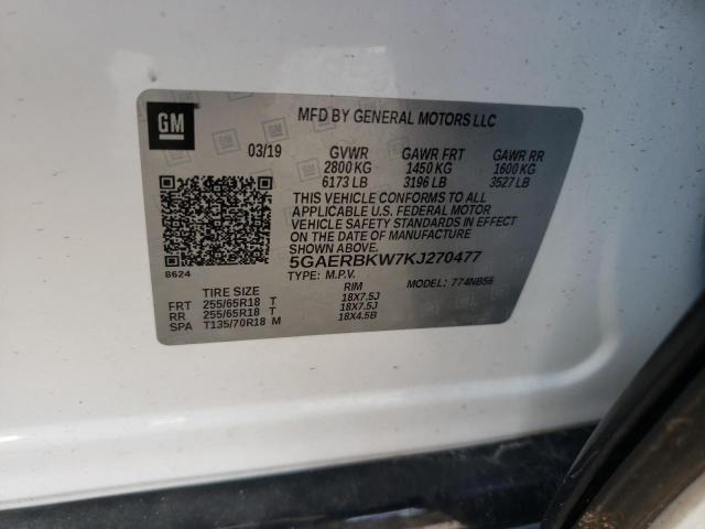 2019 BUICK ENCLAVE ES 5GAERBKW7KJ270477