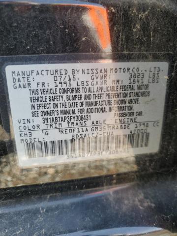 2015 NISSAN SENTRA S - 3N1AB7AP3FY308431