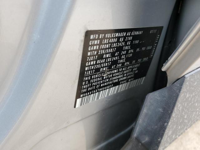 2017 VOLKSWAGEN TIGUAN S WVGAV7AX7HK045877