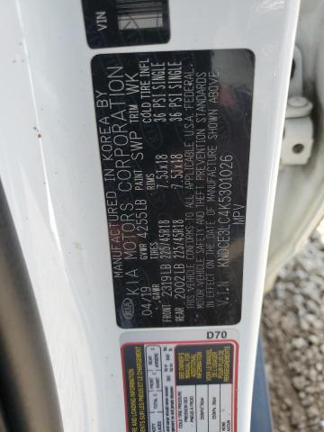 2019 KIA NIRO TOURI KNDCE3LC4K5301026