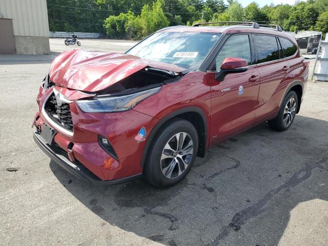 2021 TOYOTA HIGHLANDER HYBRID XLE 5TDHBRCH7MS023698