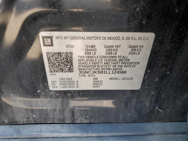 2020 CHEVROLET TRAX LS - 3GNCJKSB1LL124569