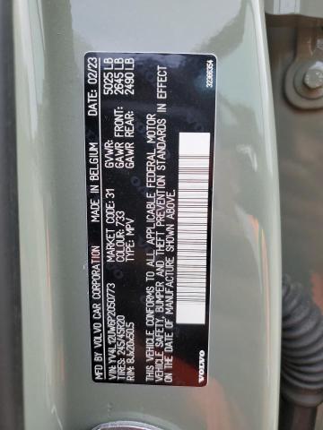 2023 VOLVO XC40 PLUS YV4L12UW6P2050773