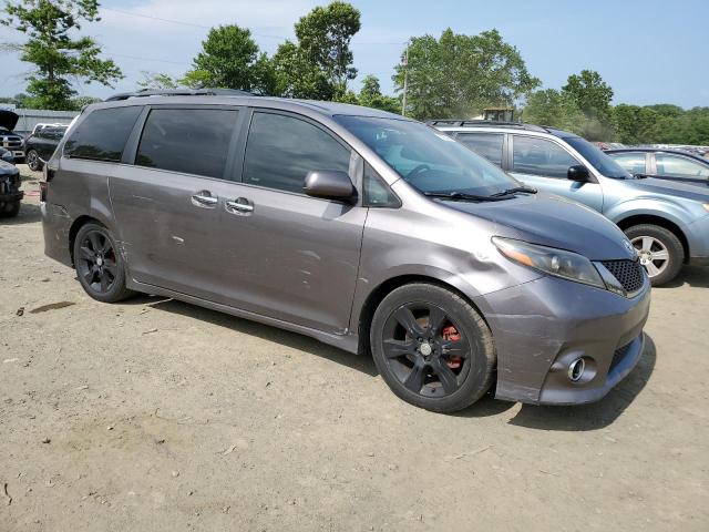 Vin: 5tdxk3dc1fs566804, lot: 58903485, toyota sienna sport 20154