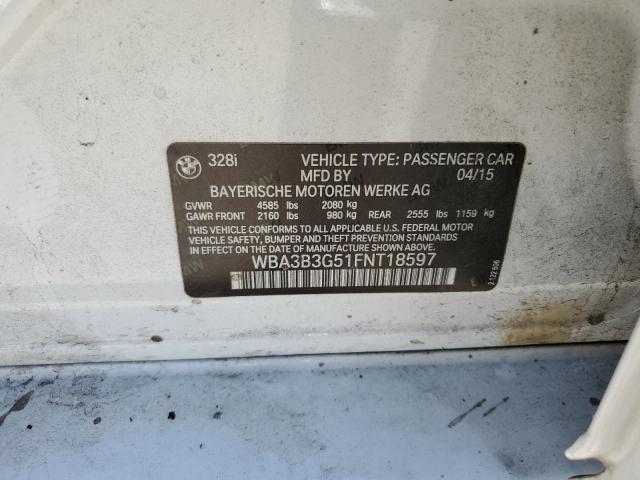 2015 BMW 328 XI - WBA3B3G51FNT18597