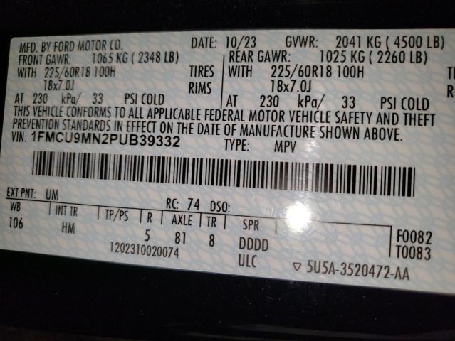2023 FORD ESCAPE ST - 1FMCU9MN2PUB39332