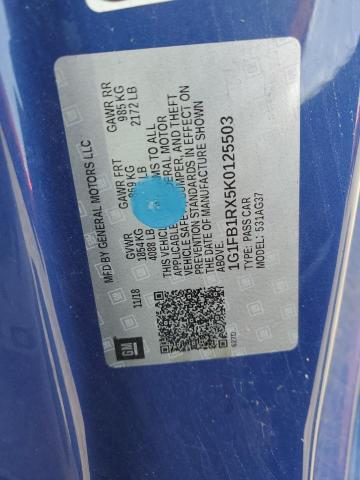 2019 CHEVROLET CAMARO LS 1G1FB1RX5K0125503