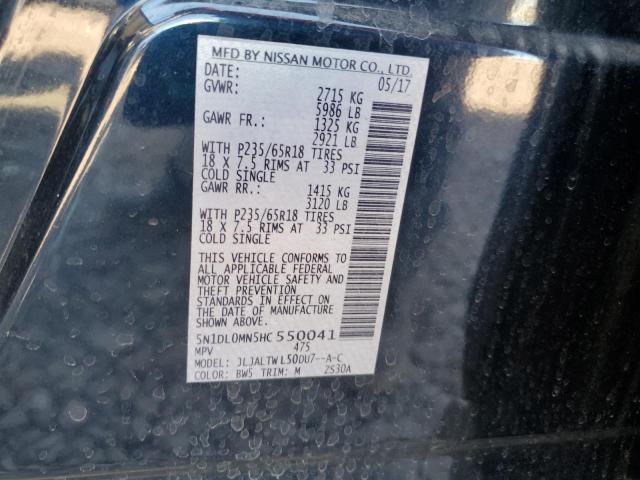 2017 INFINITI QX60 - 5N1DL0MN5HC550041
