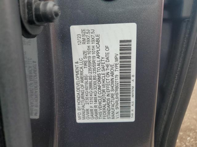 2024 HONDA ODYSSEY EL 5FNRL6H97RB027179