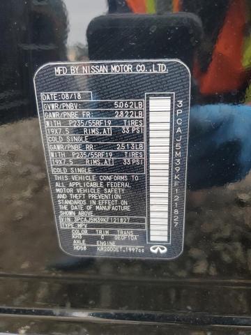 2019 INFINITI QX50 ESSEN 3PCAJ5M39KF121827