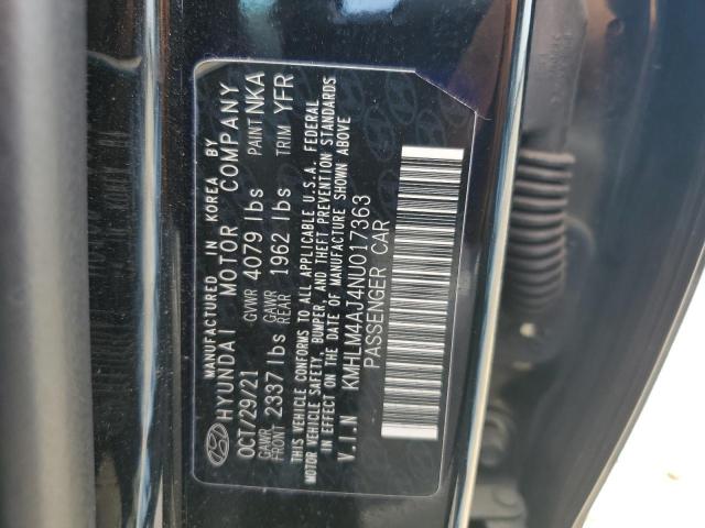 2022 HYUNDAI ELANTRA BL - KMHLM4AJ4NU017363