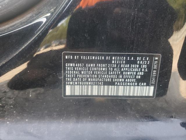 2022 VOLKSWAGEN JETTA S 3VWCM7BU8NM021142