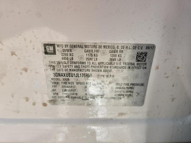 2018 CHEVROLET EQUINOX LT - 3GNAXUEU1JL176859