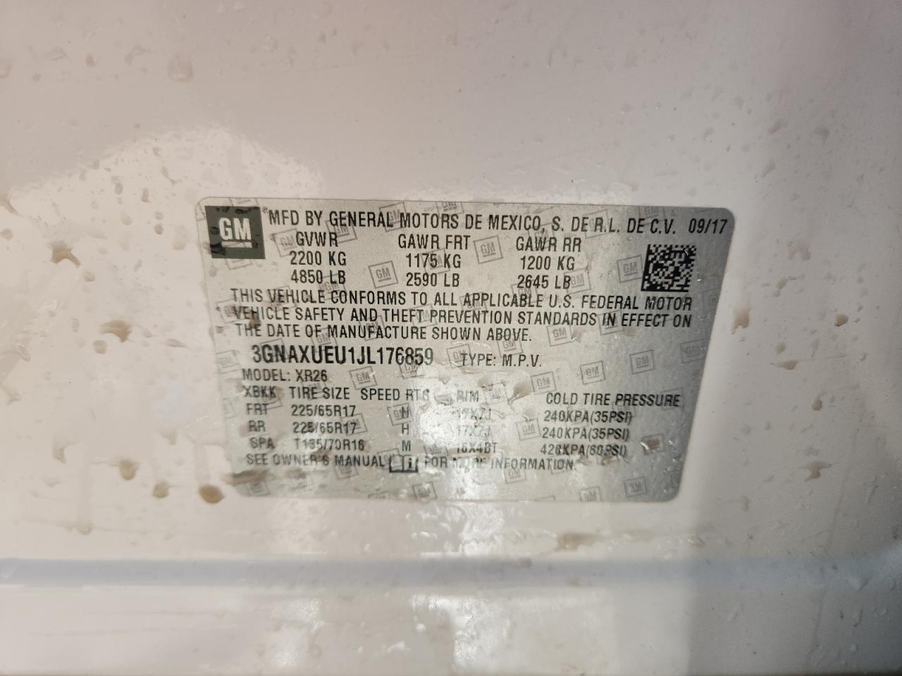 CHEVROLET EQUINOX LT