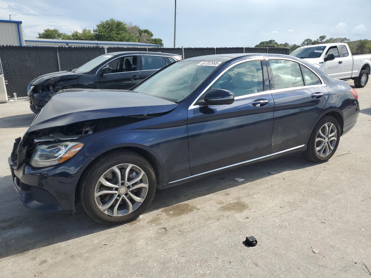 Lot #3301623647 2016 MERCEDES-BENZ C 300 4MAT