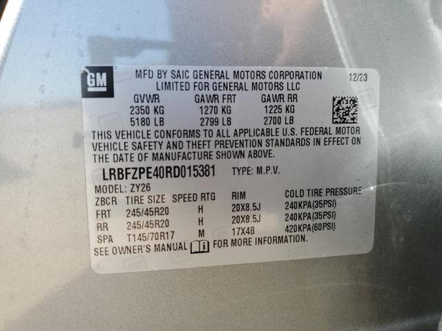 2024 BUICK ENVISION E LRBFZPE40RD015381