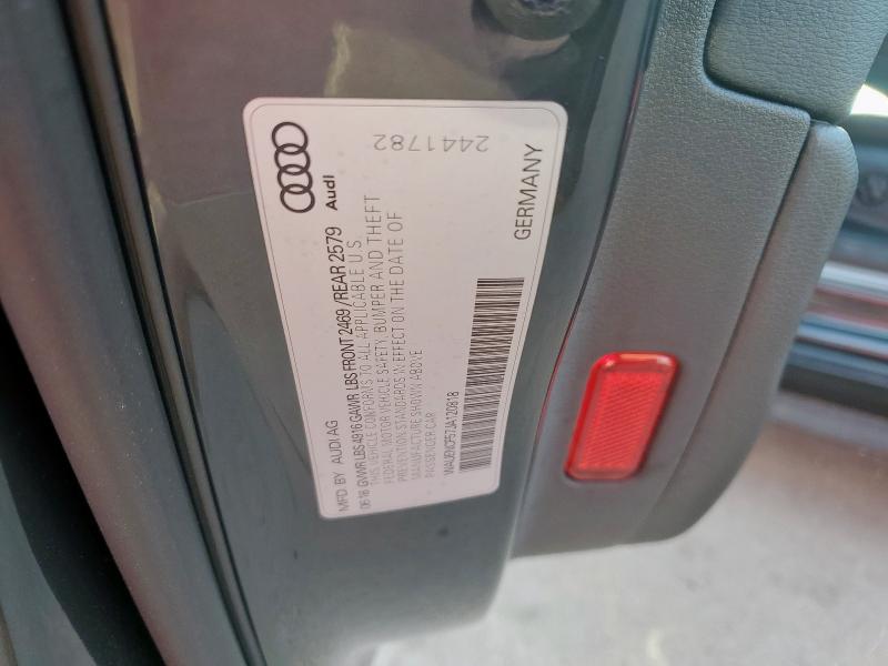 2018 AUDI A5 PREMIUM - WAUENCF57JA120818