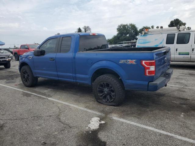 FORD F150 SUPER 2018 blue  gas 1FTEX1CP9JKC83813 photo #3